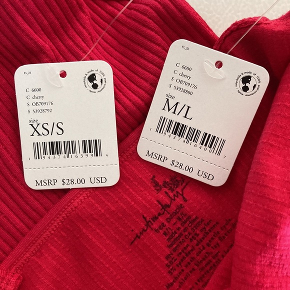 Free People Solid Rib Brami in Cherry - Picture 9 of 9